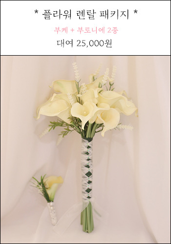 [ Rental Flower F ] 카라 패키지